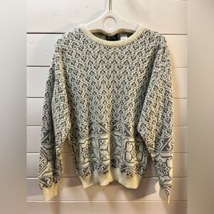 Micheli Vintage Nordic Knit Sweater – Estimated Size L/XL